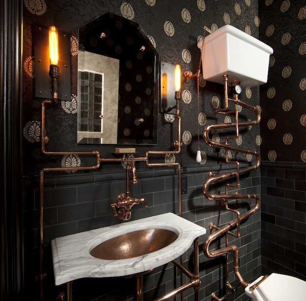 Steampunk Bathroom Design