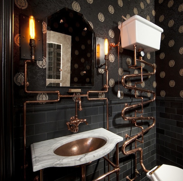 10 Steampunk Interior Design Images