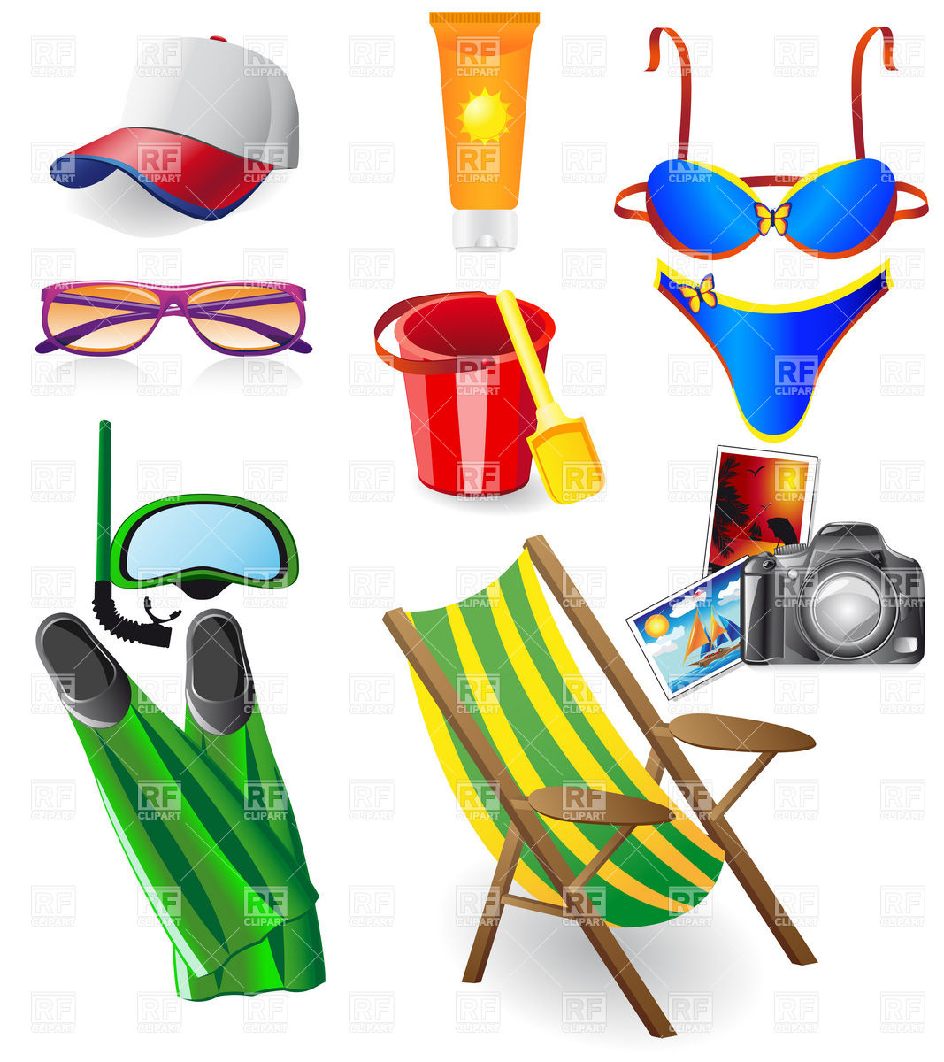 Summer Beach Clip Art Free