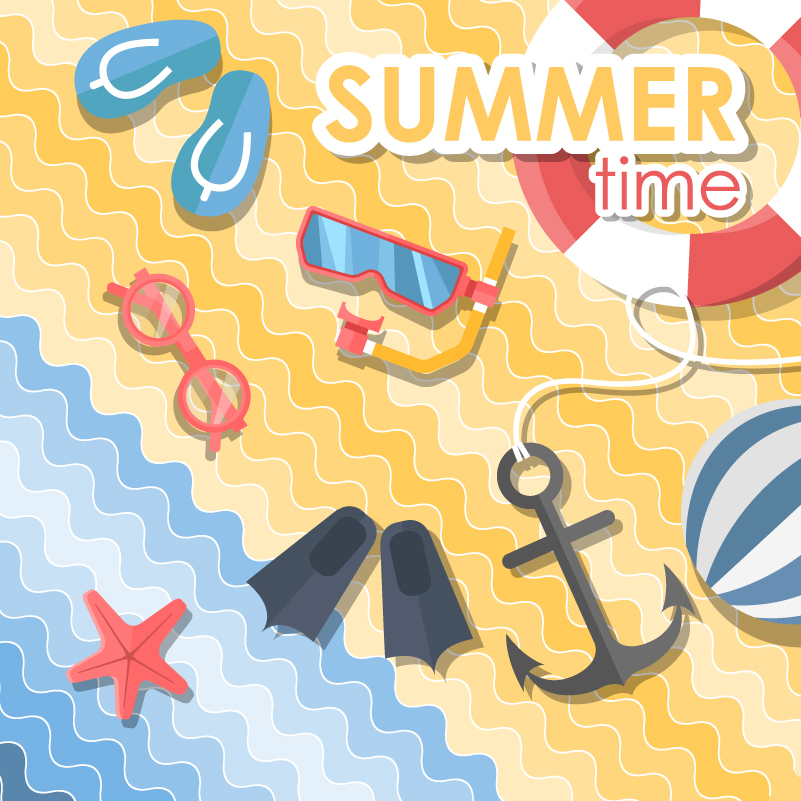 Summer Beach Clip Art Free