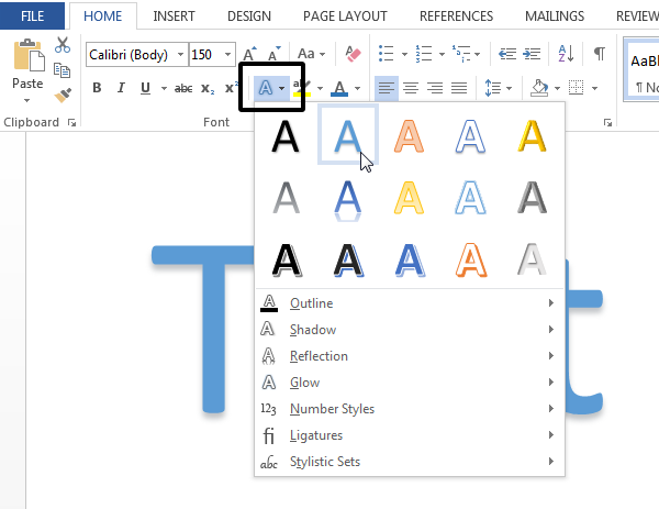 12 Microsoft Word Font Effects Images