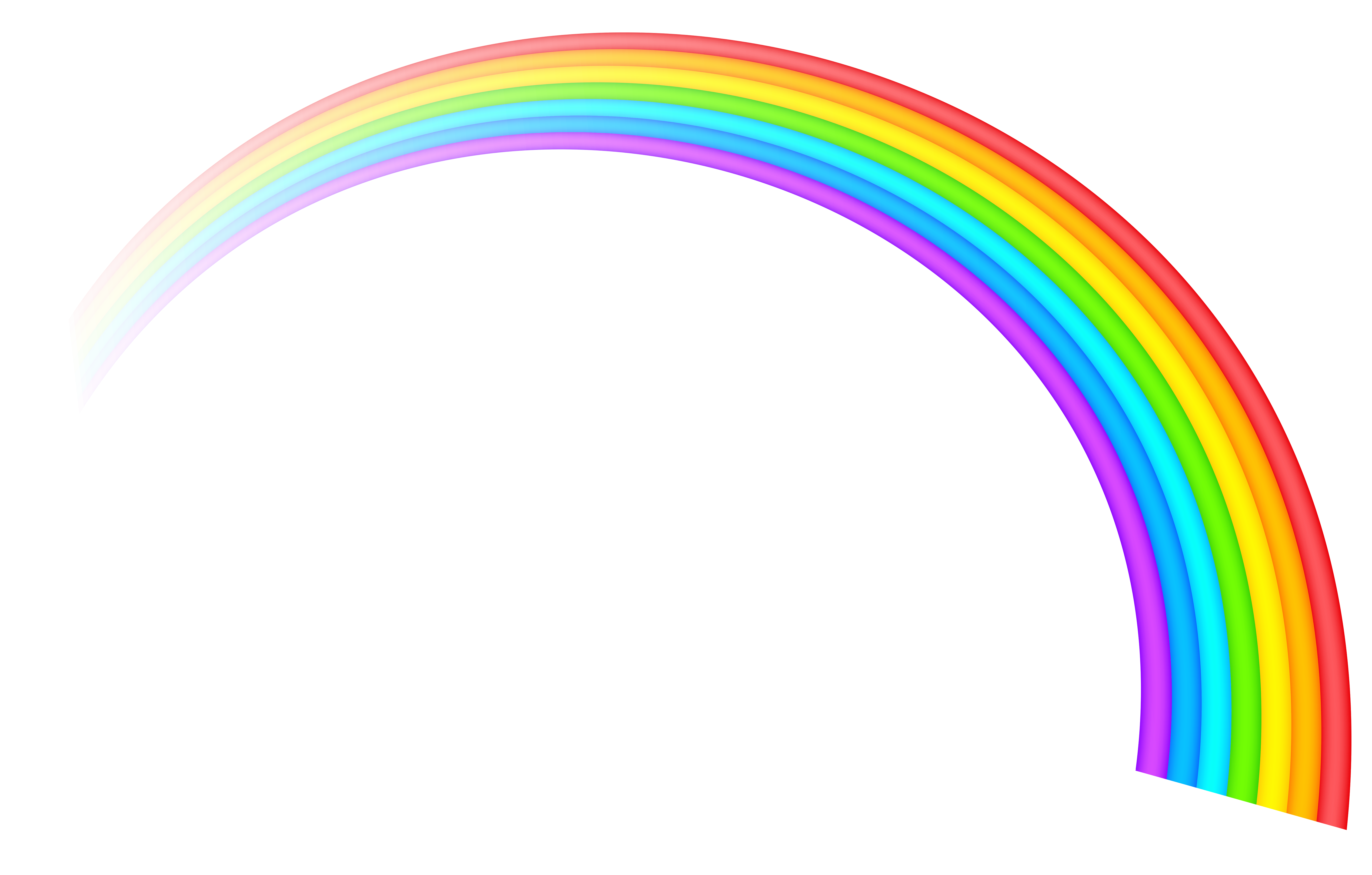Transparent Rainbow Clip Art