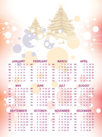 Vector Calendar 2011