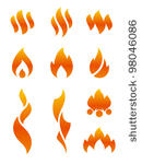 Vector Flame Icon