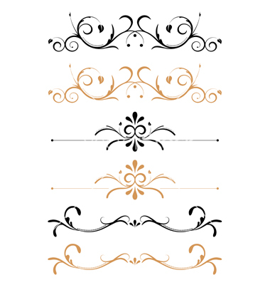 Vector Page Decorations Vector Page Decorations