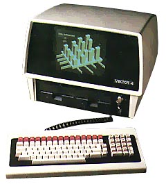 Vintage Computer Vector Graphic