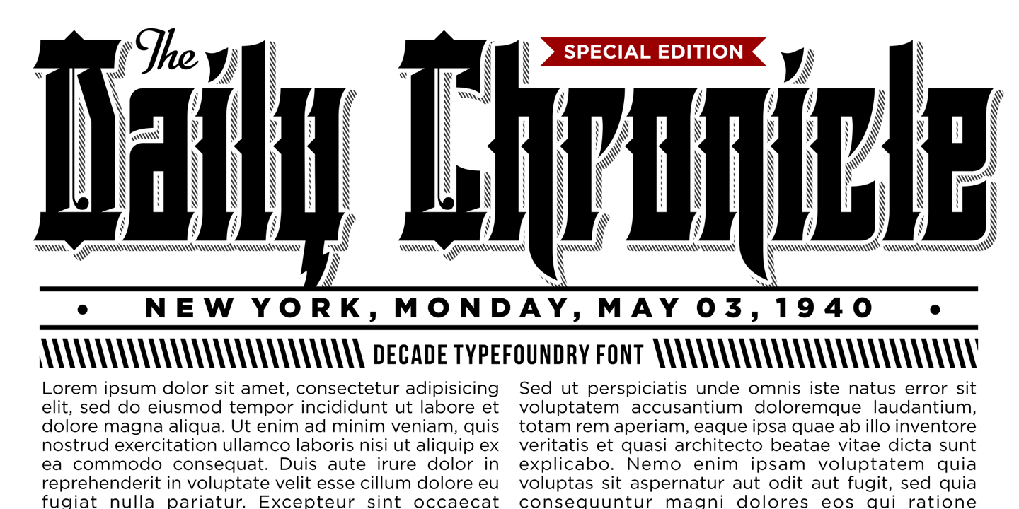 Vintage Font 1800 Vintage Font 1800