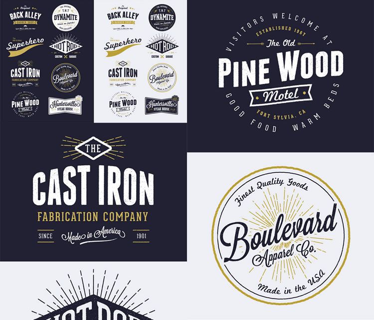 Vintage Logo Templates Free