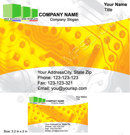 Visiting Card Design PSD