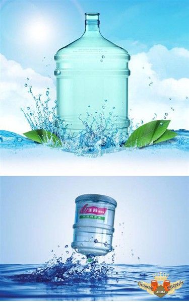 Water Bottle Advertisement