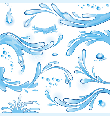 Water Splash Vector Art Water Splash Vector Art