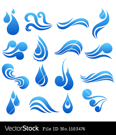 Water Symbol Vector