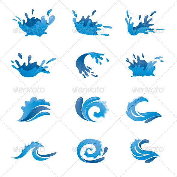 Water Symbol Vector