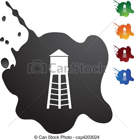 Water Tower Clip Art