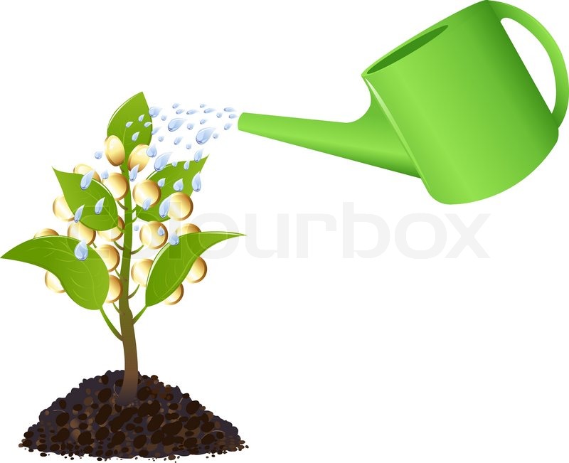 Watering Plants Clip Art