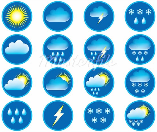 12 Channel Weather Forecast Icons Images