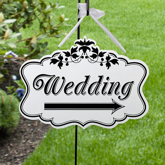 Wedding Directional Sign