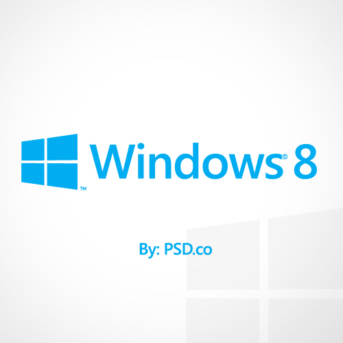Windows 8 Logo PSD