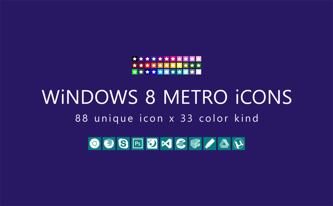 Windows 8 Metro Icons