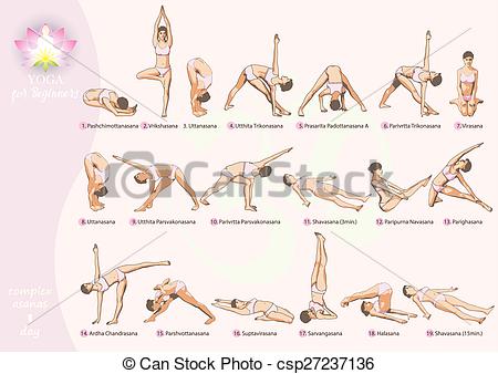Yoga for Beginners Drawings