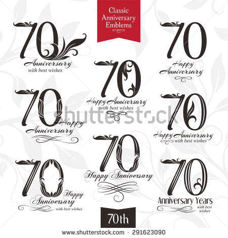 70th Birthday Clip Art