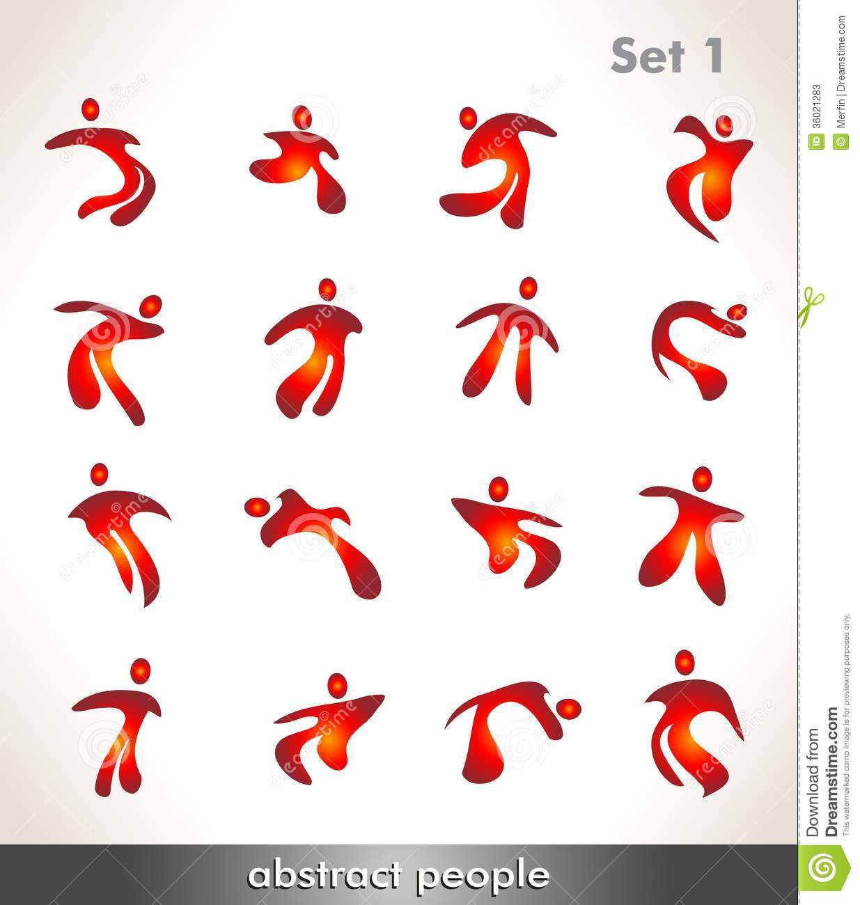 Abstract People Symbols Abstract People Symbols