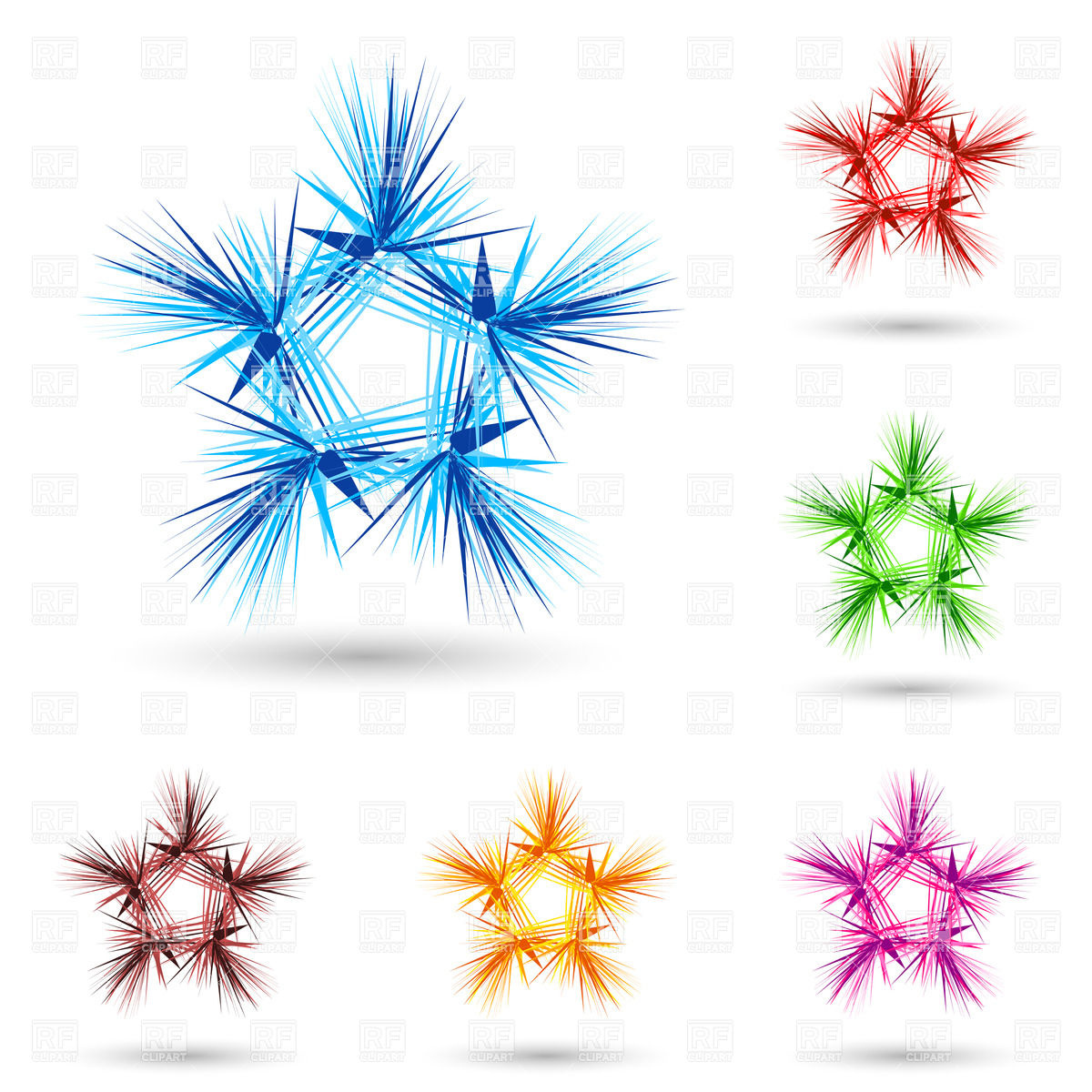 Abstract Star Clip Art