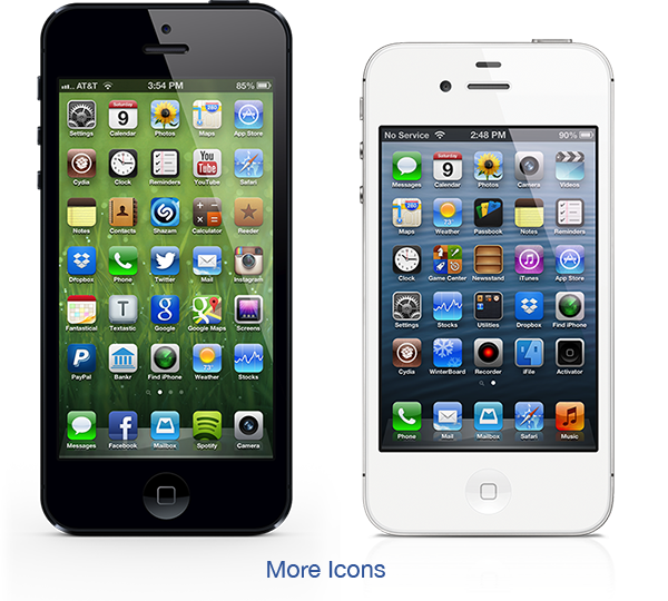 Apple iPhone 5 Icons