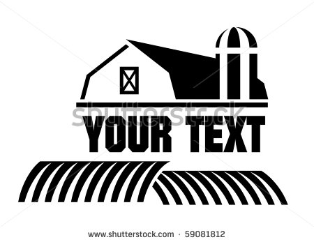 Barn Clip Art Black and White Vector