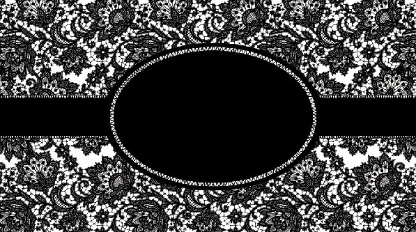 Black Ribbon and Lace Background Black Ribbon and Lace Background