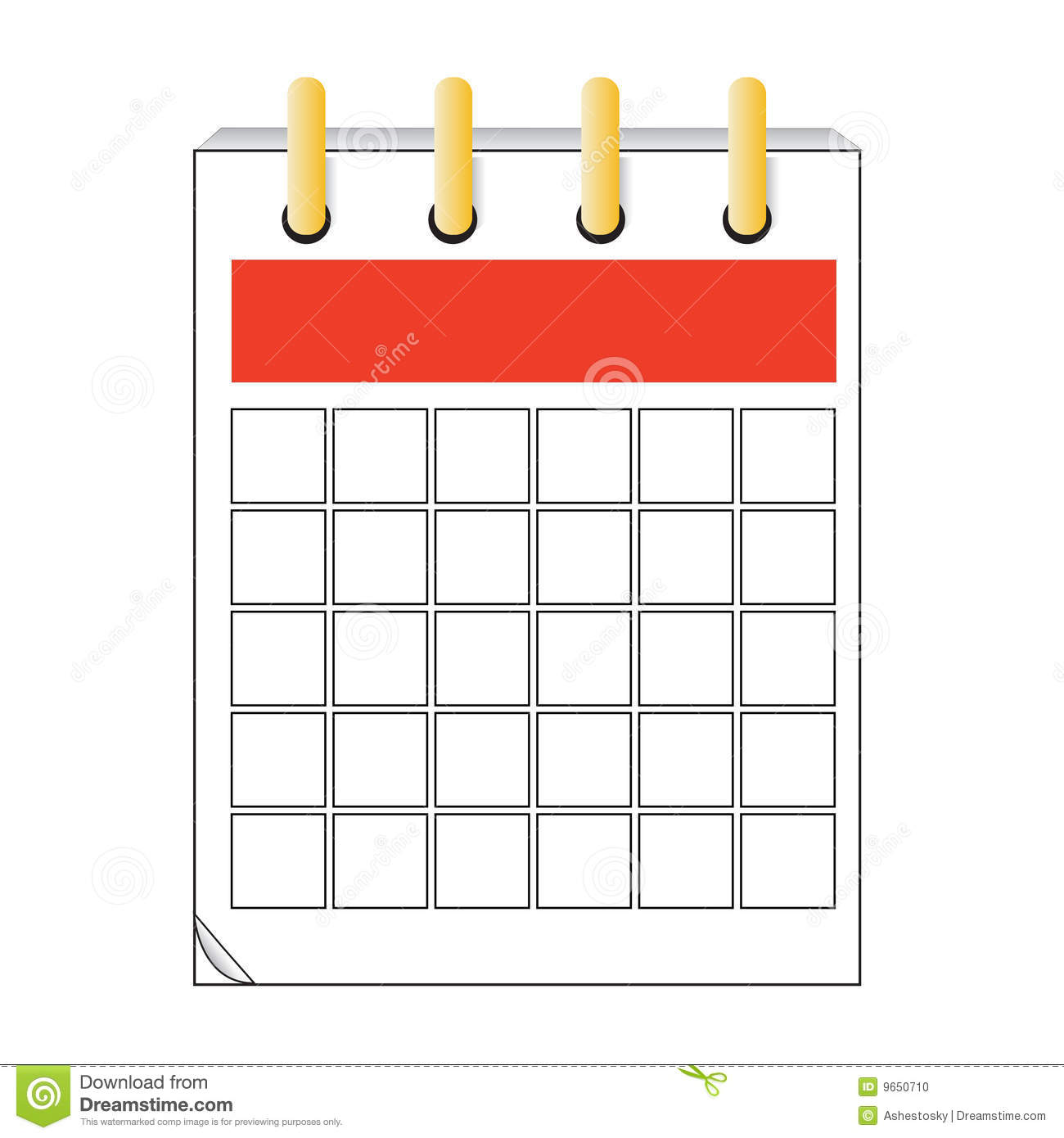 Blank Calendar Icon