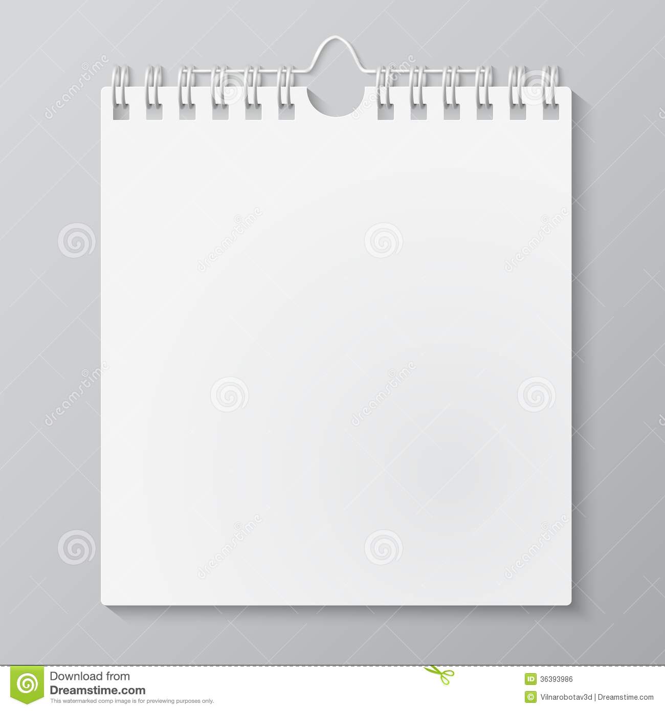 Blank Wall Calendar