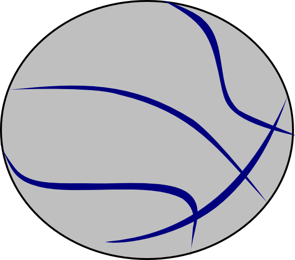 Blue Basketball Clip Art
