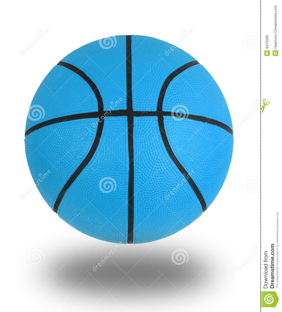 Blue Basketball Clip Art