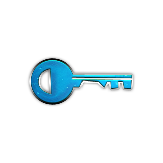 Blue Key Icon