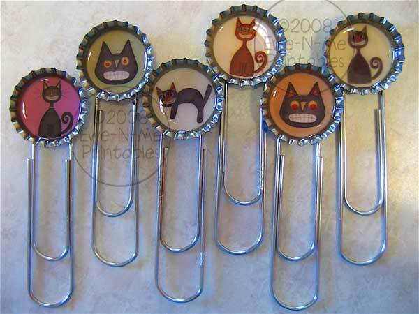 Bottle Cap Bookmark