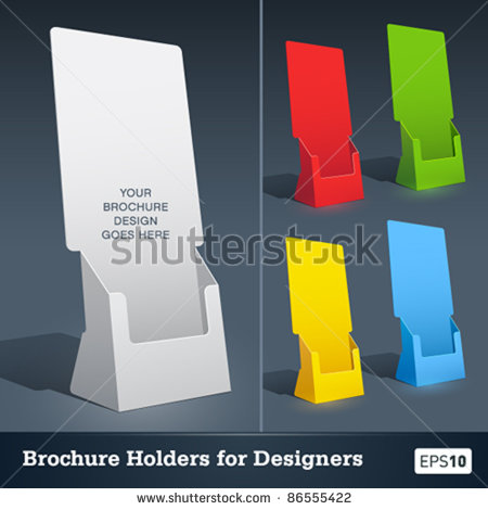 Brochure Holder Template Brochure Holder Template