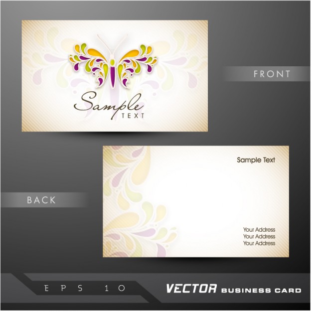 Business Card Vector Free Download