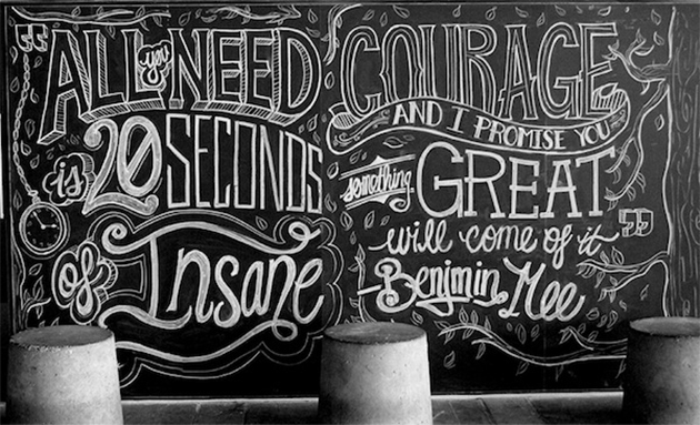 Chalkboard Font Inspirational Quotes