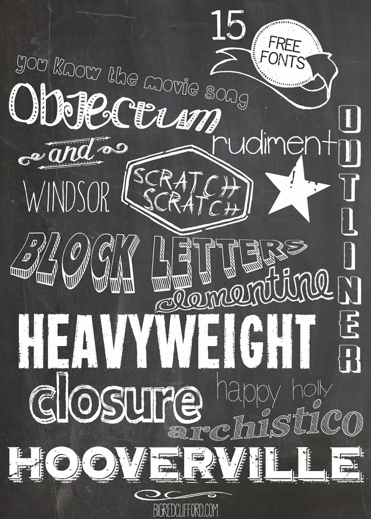 13 Chalkboard Writing Font Images