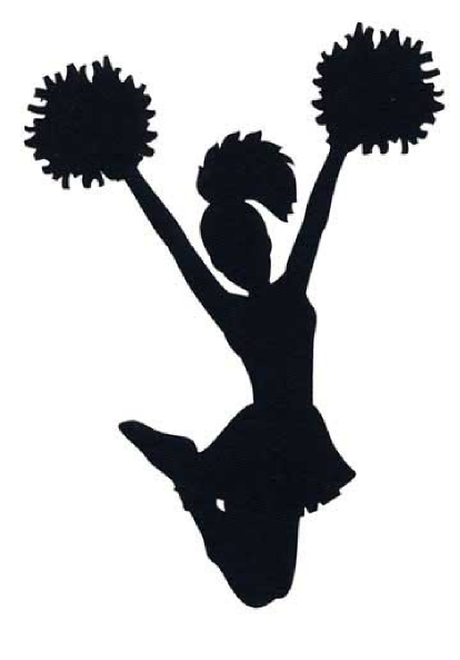 12 Cheerleading Silhouette Vectors Arts Images