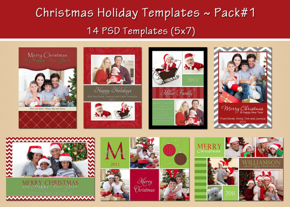 Christmas Holiday Card Template