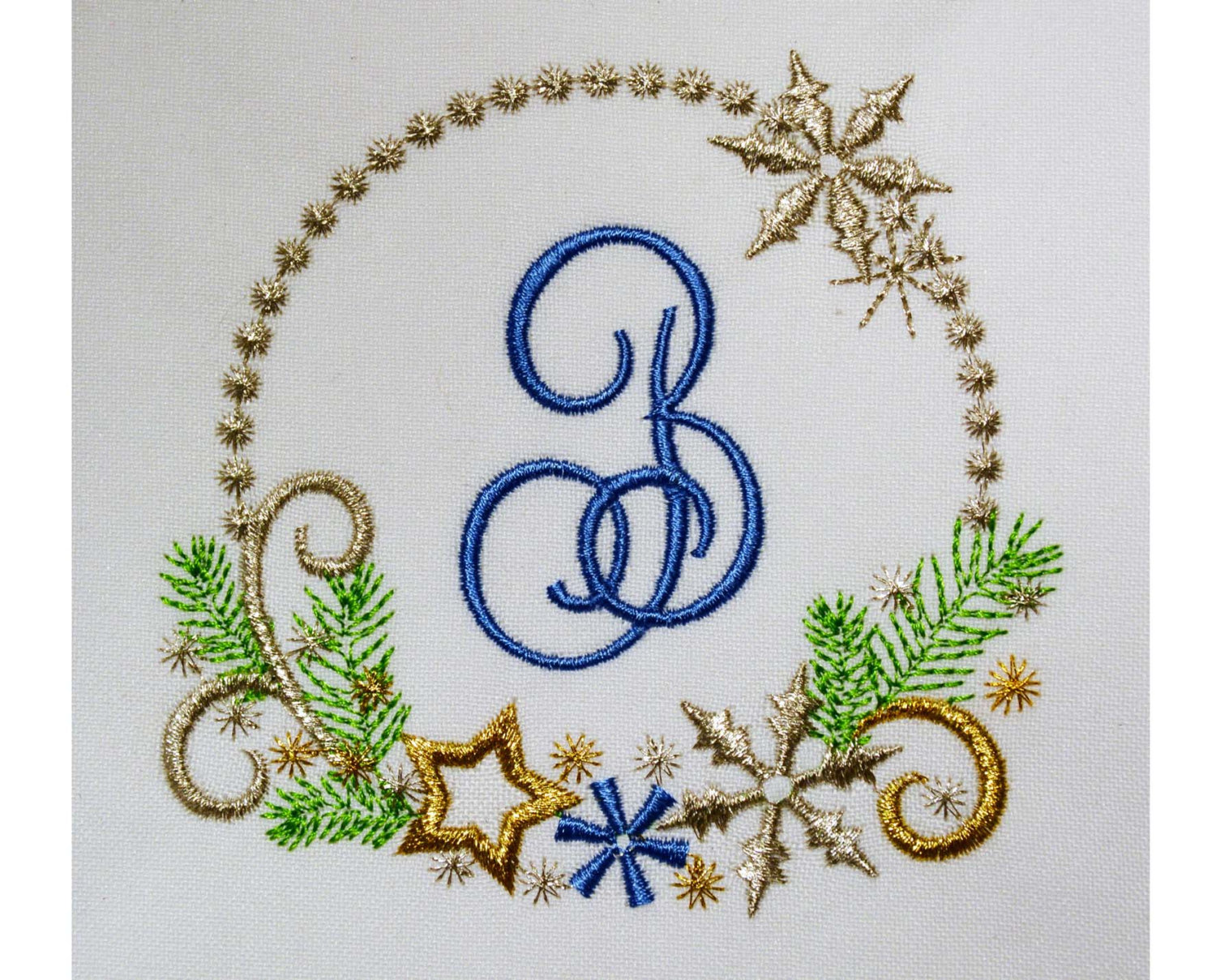Christmas Machine Embroidery Monogram Frame Christmas Machine Embroidery Monogram Frame