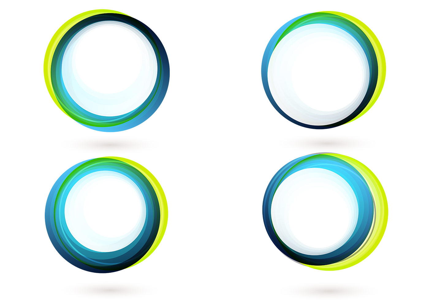 Circle Banner Vector