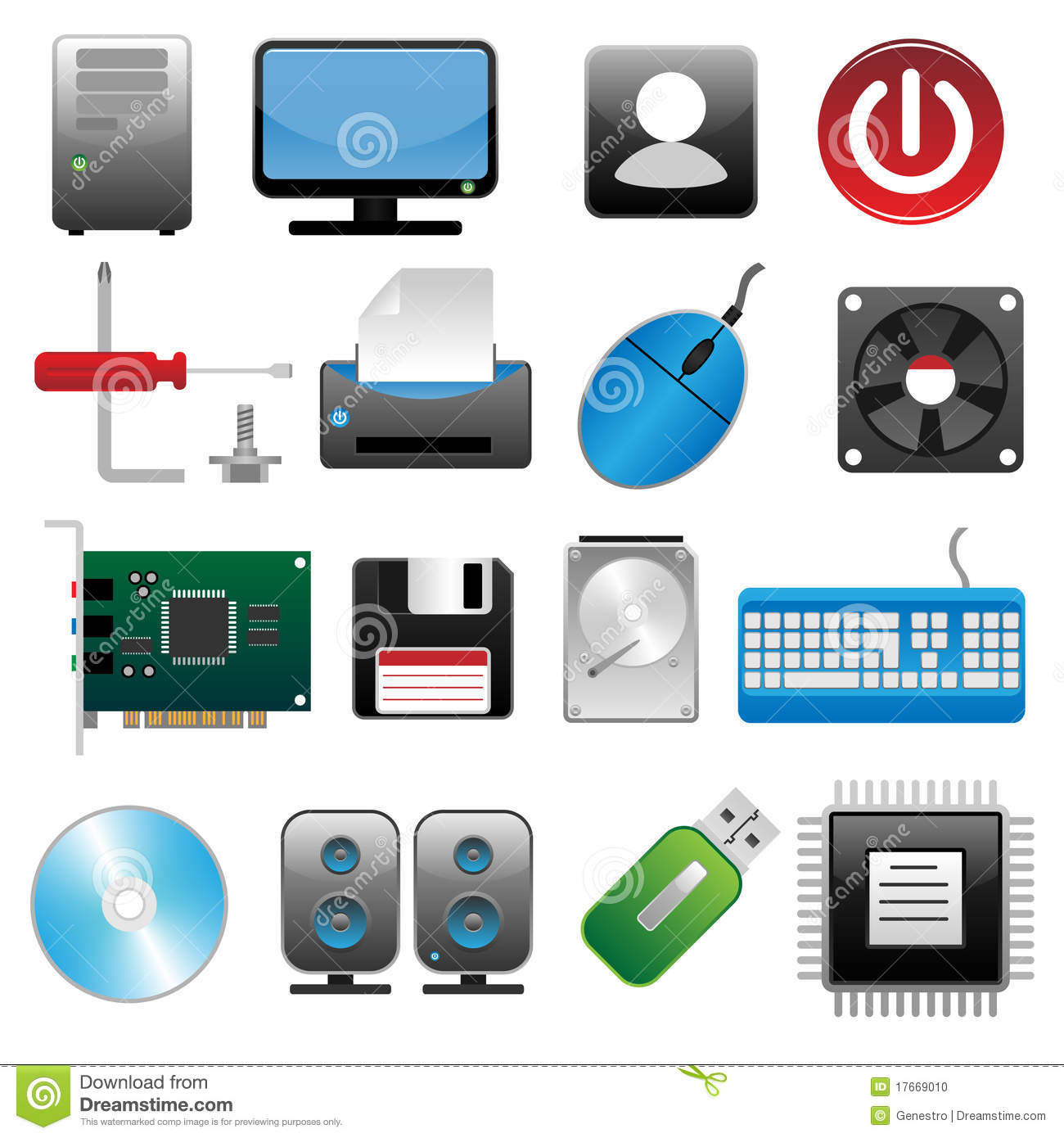 Computer Icon Set