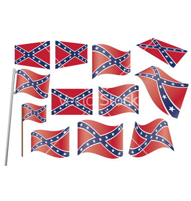 Confederate Flag Vector