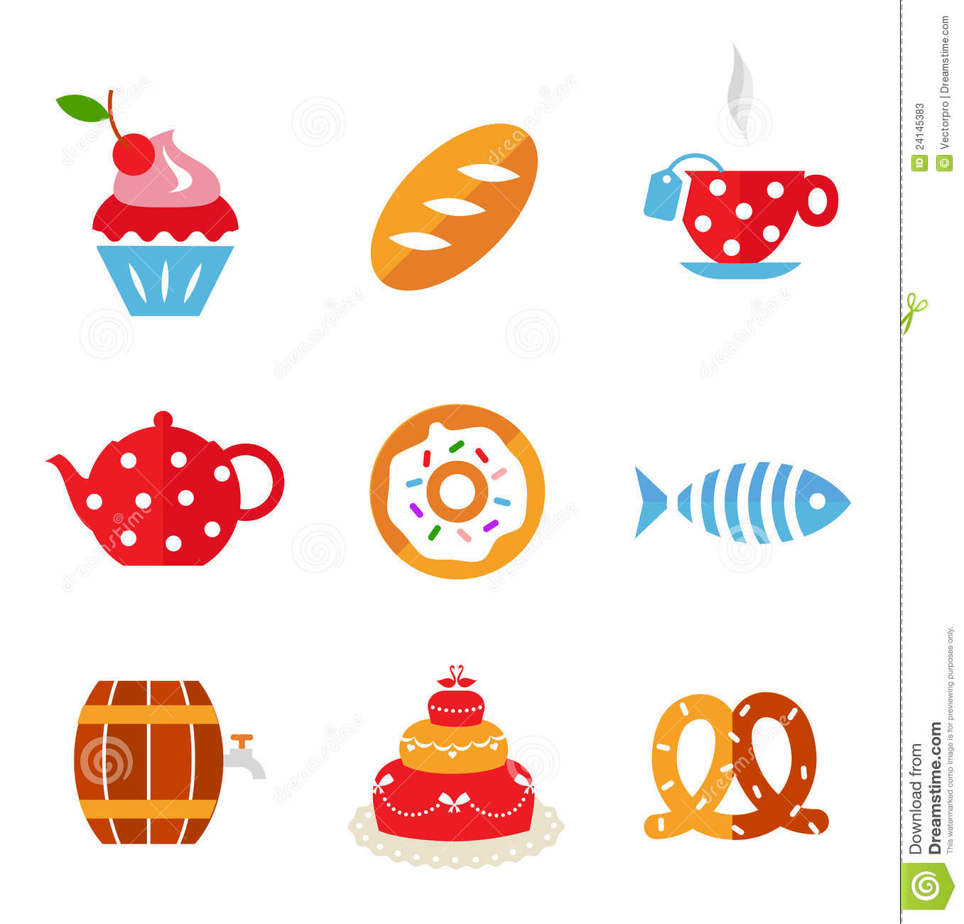 Cute Food Icons