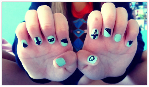 Cute Nail Designs Tumblr Crosses