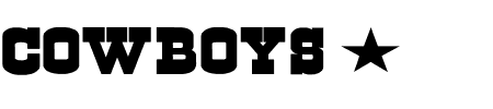 Dallas Cowboys Font Free Download