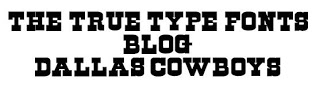 Dallas Cowboys Logo Font